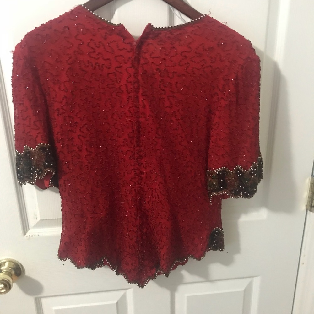 Vintage Beaded Top PXL - Great for the holidays! - Picture 6 of 6